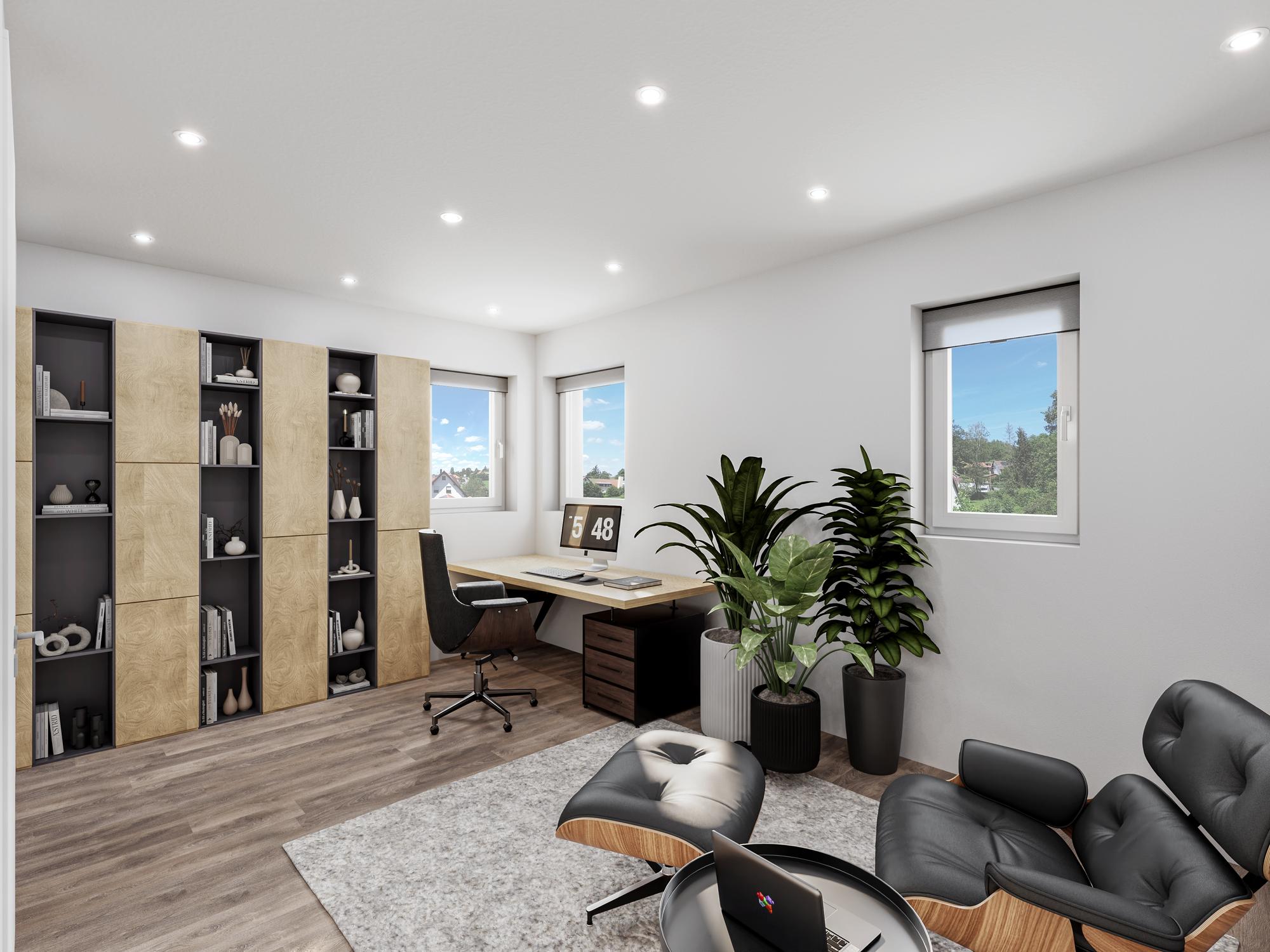 Arbeitszimmer / Homeoffice — Visualisierung